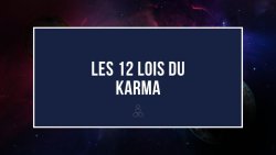 Affiche des 12 lois du Karma